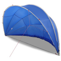 Produktbild för Poolkupol 500 x 500 x 236 cm 185T polyester med PU-beläggning