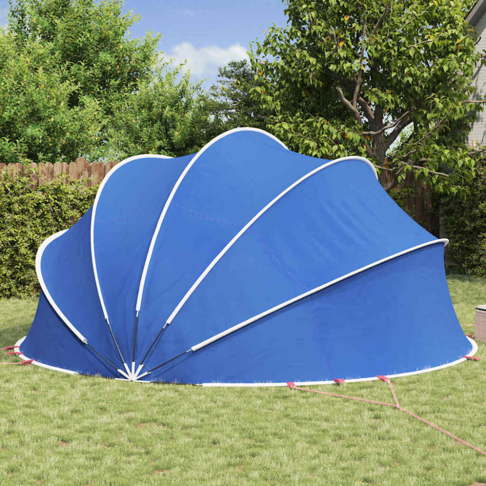 Produktbild för Poolkupol 500 x 500 x 236 cm 185T polyester med PU-beläggning