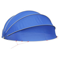 Produktbild för Poolkupol 500 x 500 x 236 cm 185T polyester med PU-beläggning