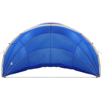 Produktbild för Poolkupol 500 x 500 x 236 cm 185T polyester med PU-beläggning