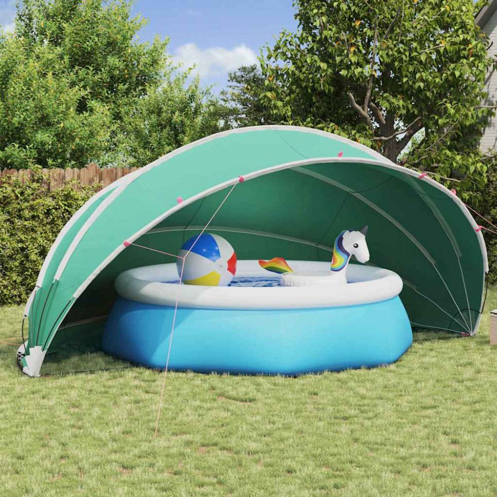 Produktbild för Poolkupol 546 x 516 x 250 cm 185T polyester med PU-beläggning