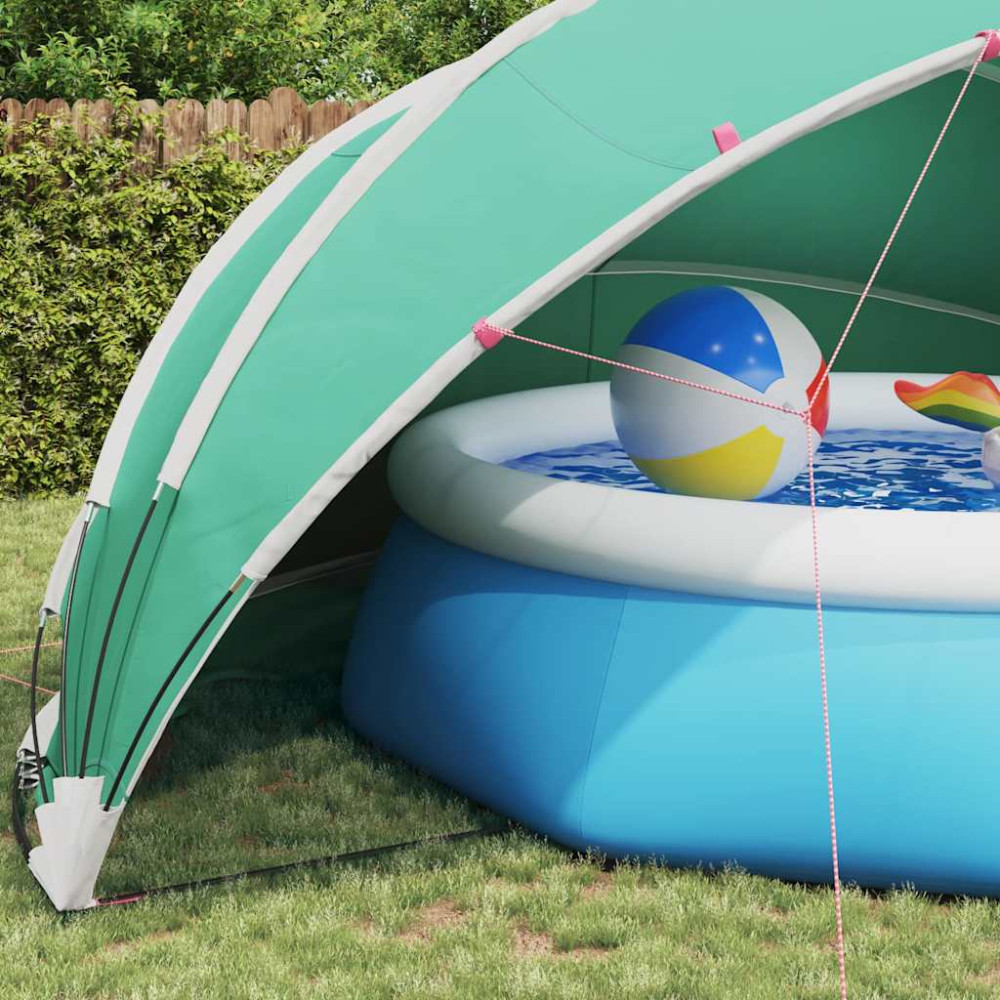 Produktbild för Poolkupol 546 x 516 x 250 cm 185T polyester med PU-beläggning