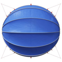 Produktbild för Poolkupol 546 x 516 x 250 cm 185T polyester med PU-beläggning