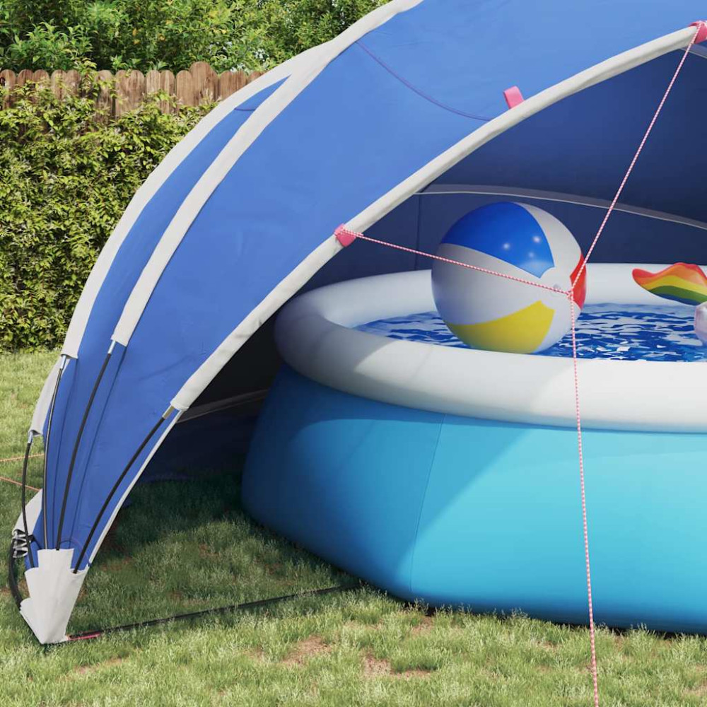 Produktbild för Poolkupol 546 x 516 x 250 cm 185T polyester med PU-beläggning