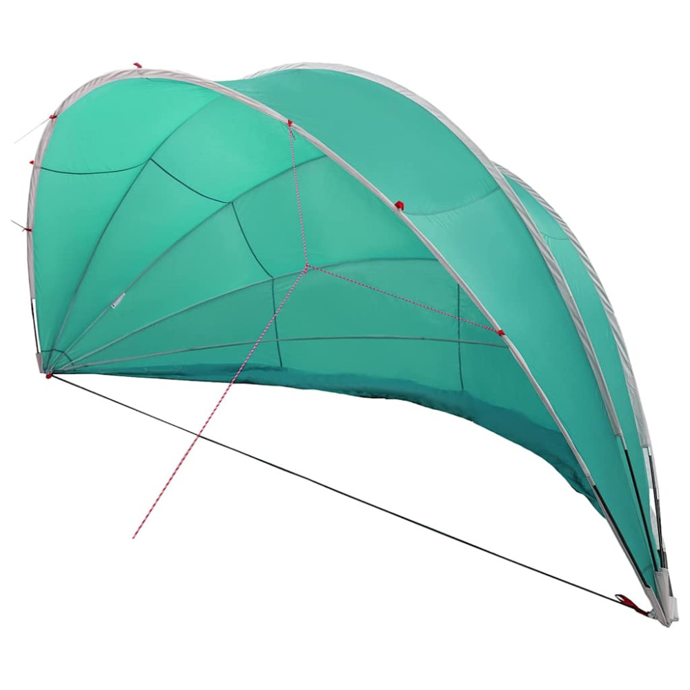 Produktbild för Poolkupol 592 x 590 x 275 cm 185T polyester med PU-beläggning