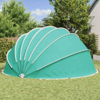 Produktbild för Poolkupol 592 x 590 x 275 cm 185T polyester med PU-beläggning