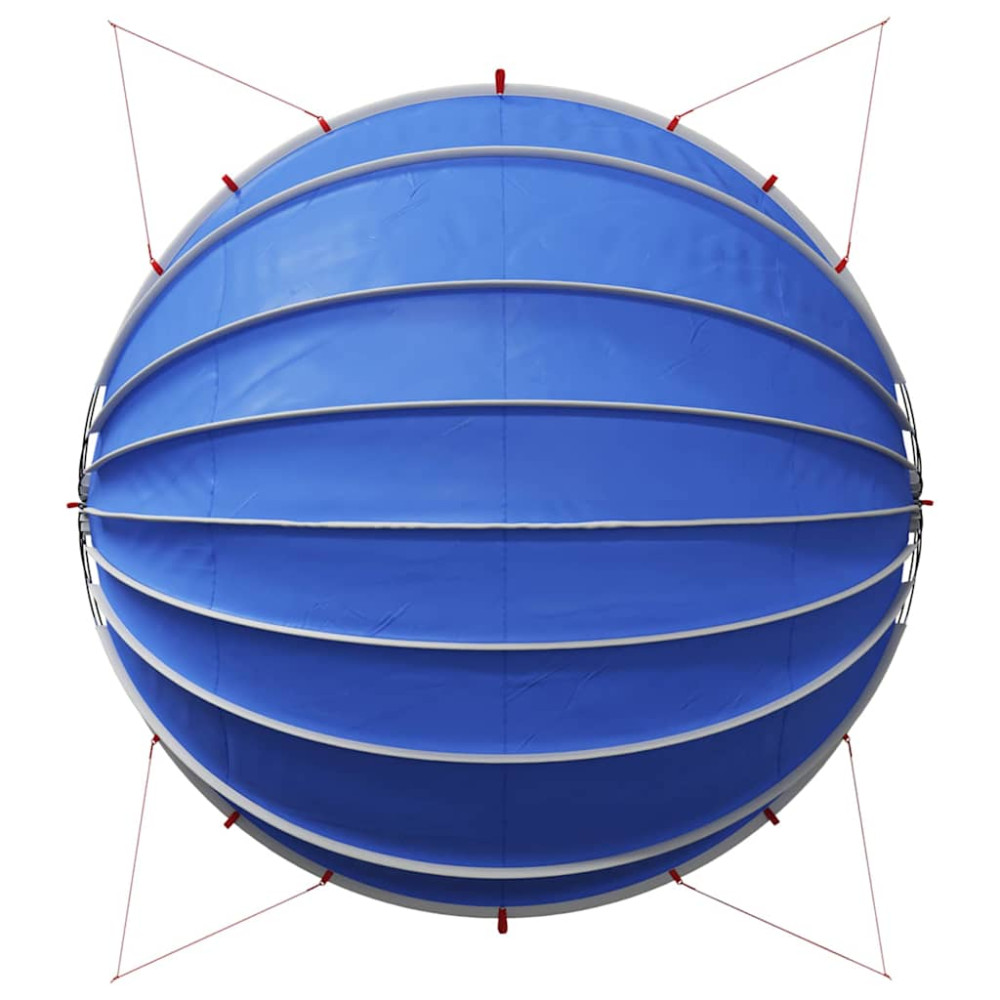 Produktbild för Poolkupol 592 x 590 x 275 cm 185T polyester med PU-beläggning