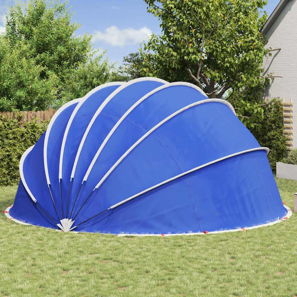 Produktbild för Poolkupol 592 x 590 x 275 cm 185T polyester med PU-beläggning