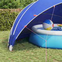 Produktbild för Poolkupol 592 x 590 x 275 cm 185T polyester med PU-beläggning