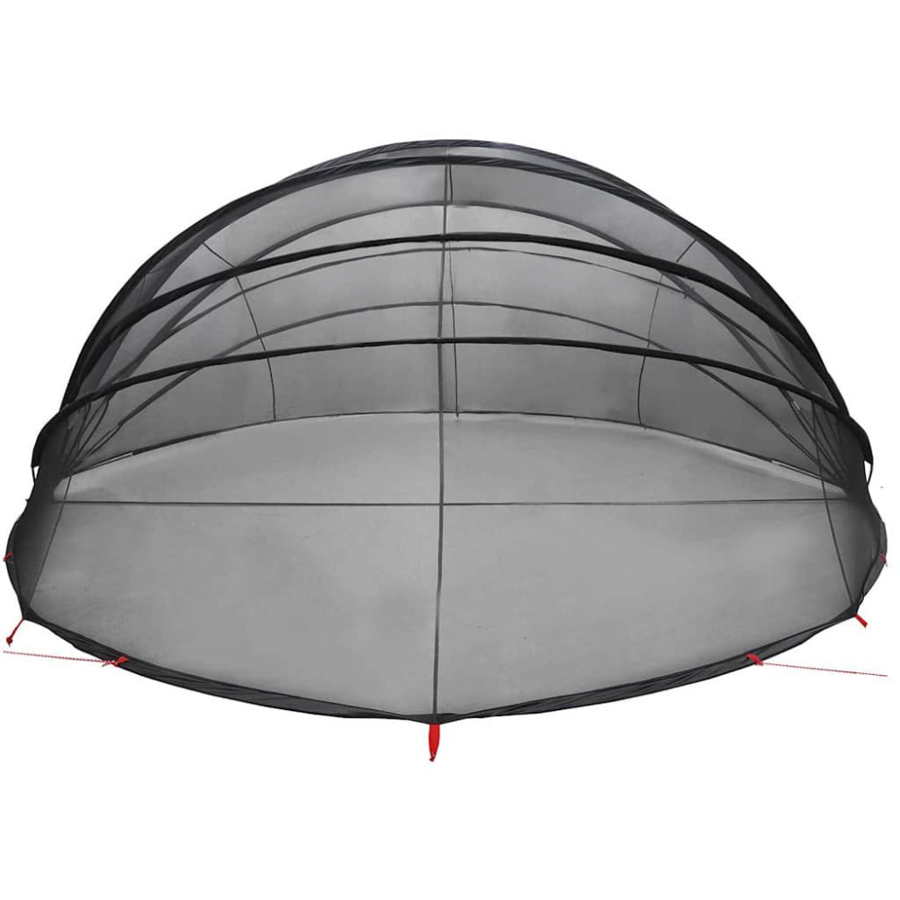 Produktbild för Poolkupol Svart 592 x 590 x 275 cm