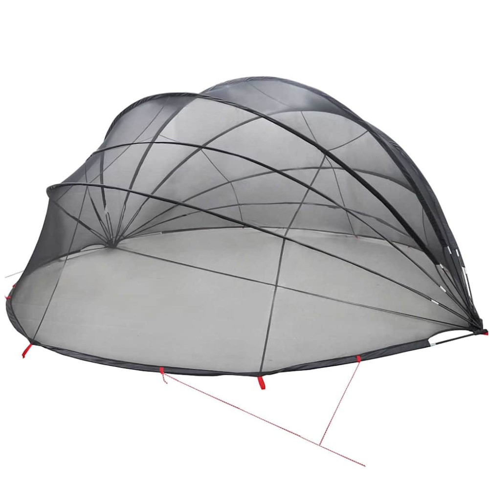 Produktbild för Poolkupol Svart 592 x 590 x 275 cm