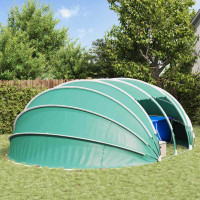 Produktbild för Pooltält Dome 538 x 440 x 204 cm Azurblå