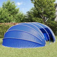 Produktbild för Pooltält Dome 538 x 440 x 204 cm Havgrön