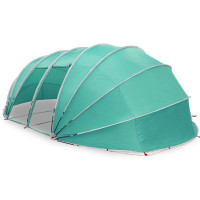 Produktbild för Pooltält Dome 640 x 432 x 205 cm Azurblå