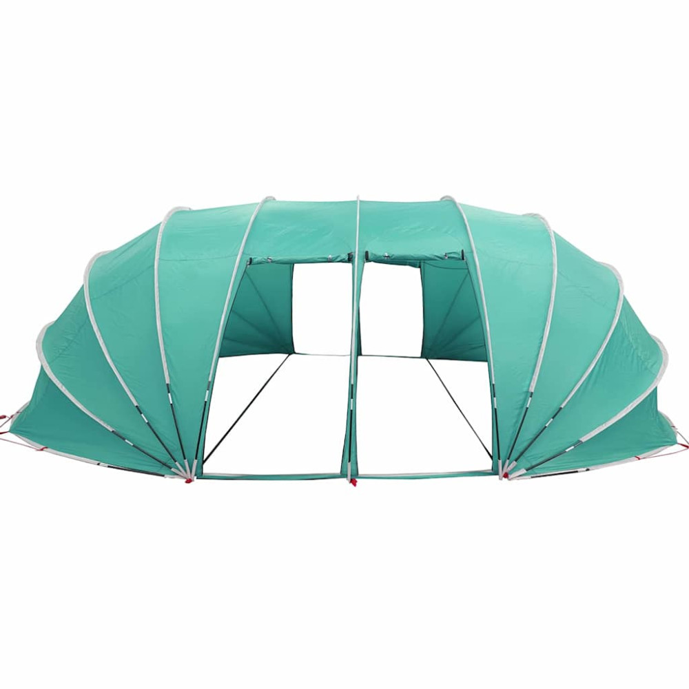 Produktbild för Pooltält Dome 640 x 432 x 205 cm Azurblå