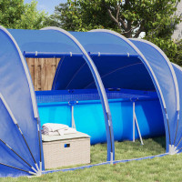 Produktbild för Pooltält Dome 640 x 432 x 205 cm Havgrön