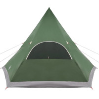 Produktbild för Tält för 5 personer med tak med lagring Grön 545 x 450 x 295 cm