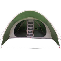 Produktbild för Tunnel tält för 8 personer med tak Grön 710 x 460 x 245 cm