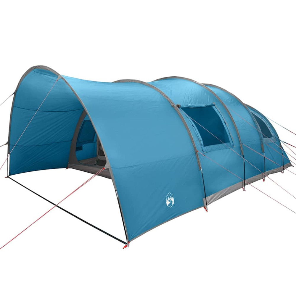 Produktbild för Tunnel tält för 8 personer med tak Blå 710 x 460 x 245 cm