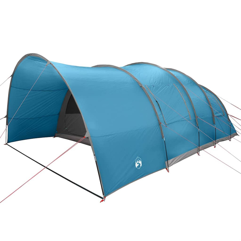 Produktbild för Tunnel tält för 8 personer med tak Blå 710 x 460 x 245 cm