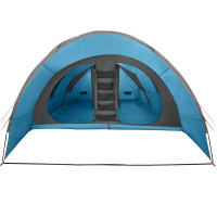 Produktbild för Tunnel tält för 8 personer med tak Blå 710 x 460 x 245 cm