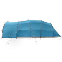 Produktbild för Tunnel tält för 8 personer med tak Blå 710 x 460 x 245 cm