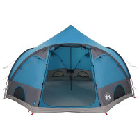 Produktbild för Dome Tält 4-Personer med tak med lagring Blå 505 x 450 x 248 cm