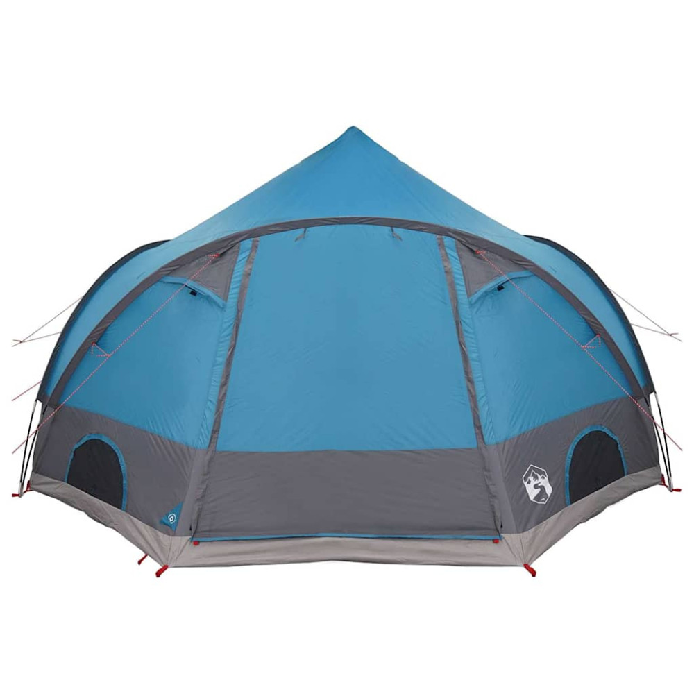 Produktbild för Dome Tält 4-Personer med tak med lagring Blå 505 x 450 x 248 cm