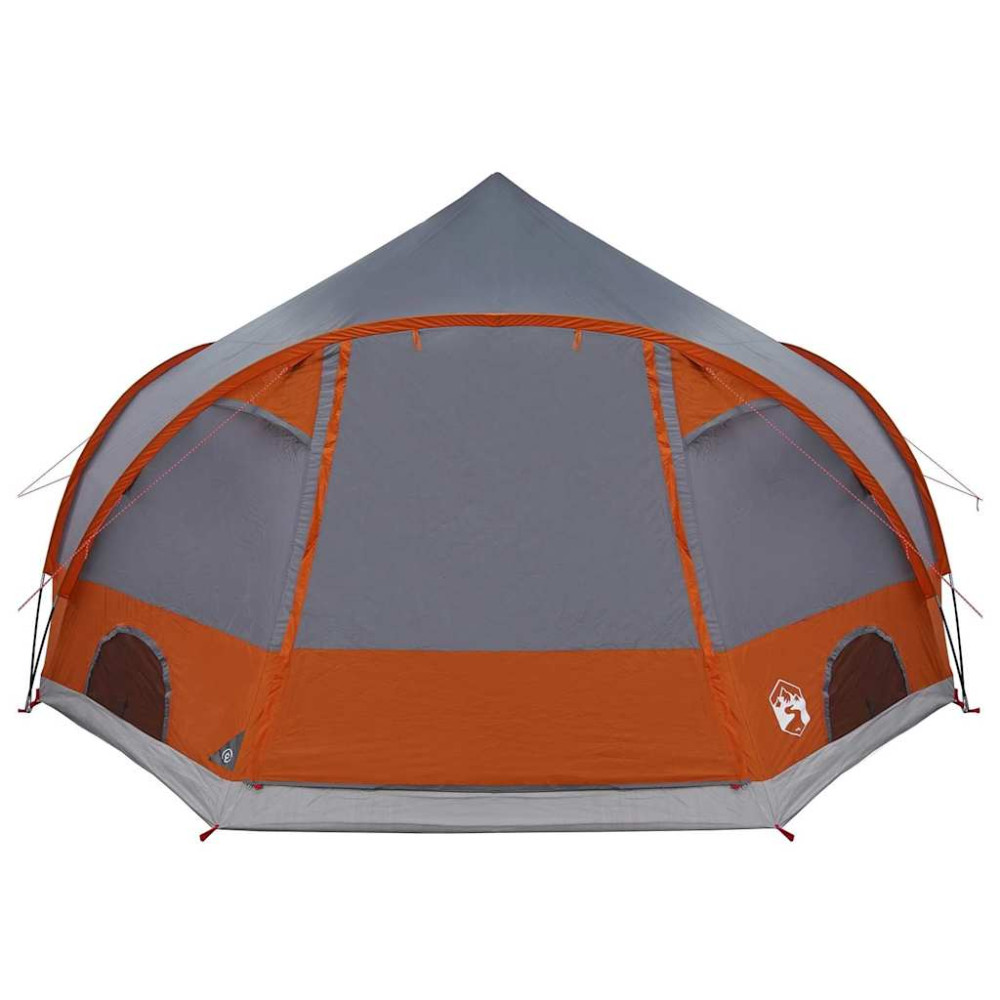 Produktbild för Dome Tält 4-Personer med tak Grå och orange 505 x 450 x 248 cm