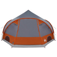 Produktbild för Dome Tält 4-Personer med tak Grå och orange 505 x 450 x 248 cm