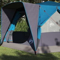 Produktbild för Cabin Tält 7-Personer med tak Blå 400 x 350 x 212 cm