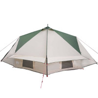 Produktbild för Tält Teepee för 8 personer Grön och Vit 490 x 410 x 210 cm