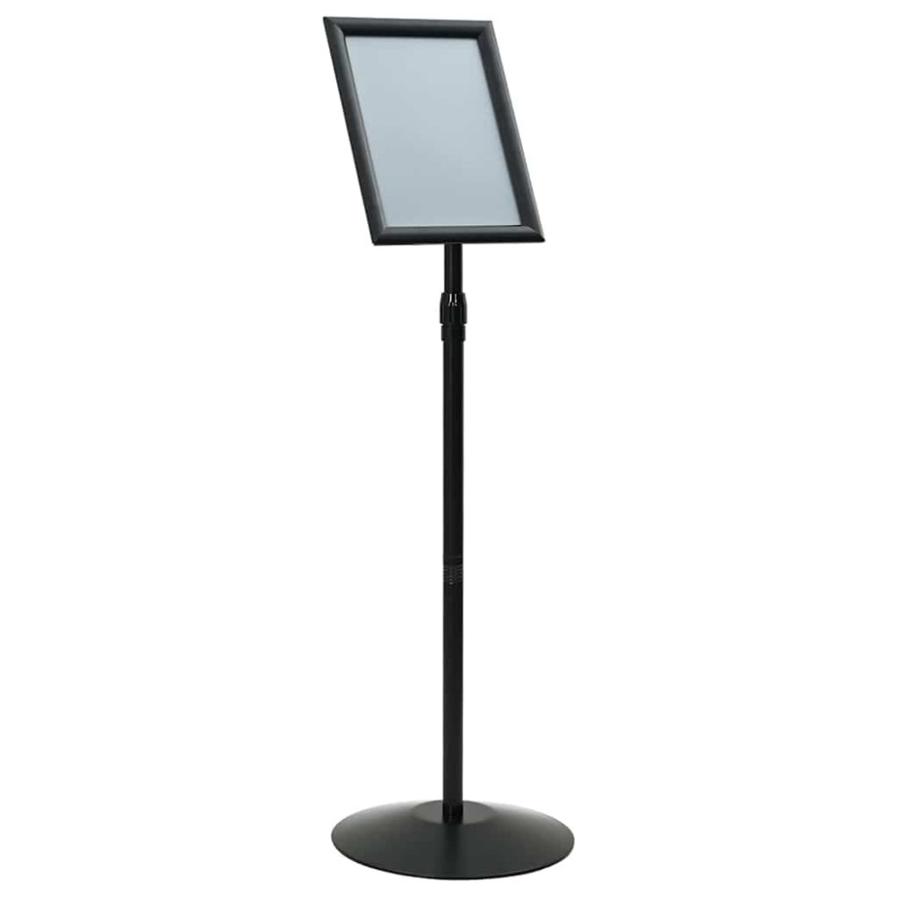 Produktbild för Pedestal affischställ Silver a3 PVC och stål