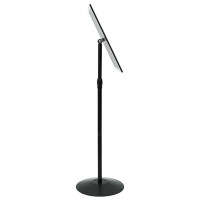 Produktbild för Pedestal affischställ Silver a3 PVC och stål