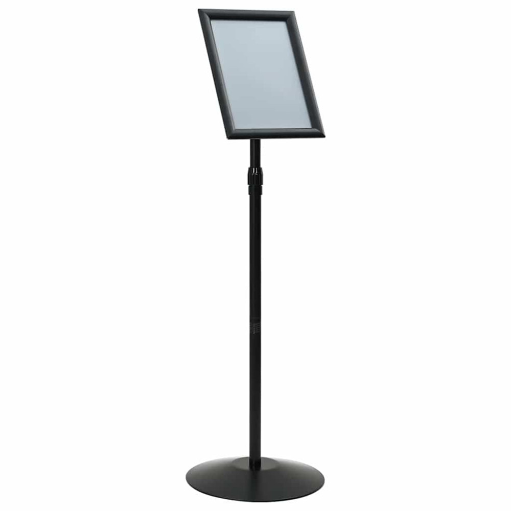 Produktbild för Pedestal affischställ Silver a4 PVC och stål