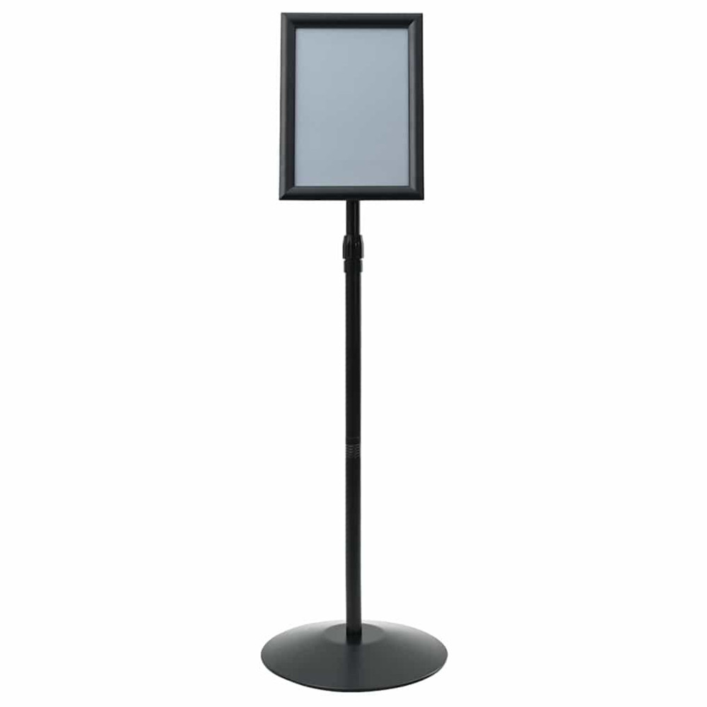 Produktbild för Pedestal affischställ Silver a4 PVC och stål