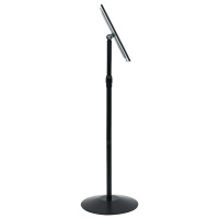 Produktbild för Pedestal affischställ Silver a4 PVC och stål