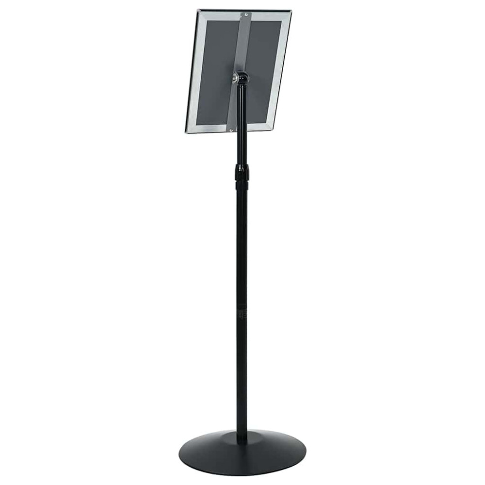 Produktbild för Pedestal affischställ Silver a4 PVC och stål