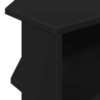 Produktbild för HörnTVSkåp Svart 102x40,5x45cm Konstruerat trä