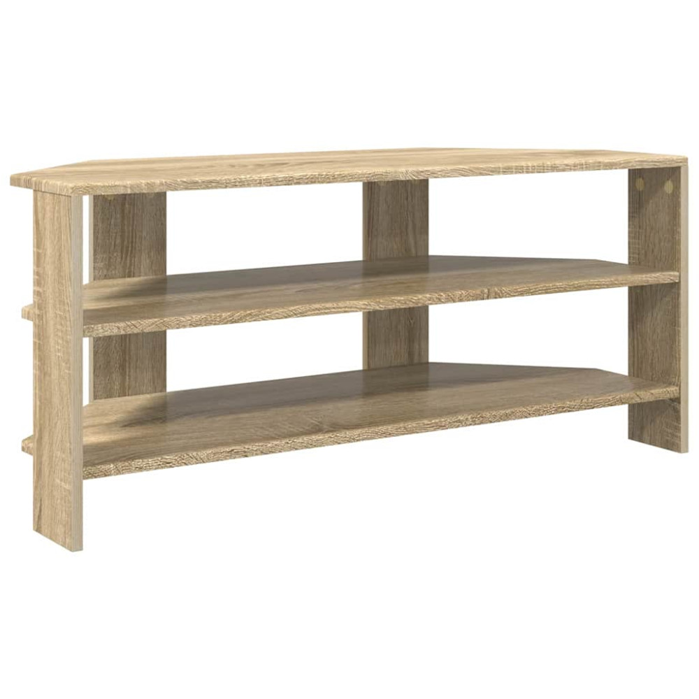 Produktbild för HörnTVSkåp Sonoma-ek 102x40,5x45cm Konstruerat trä