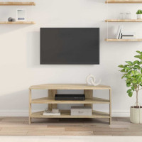 Produktbild för HörnTVSkåp Sonoma-ek 102x40,5x45cm Konstruerat trä