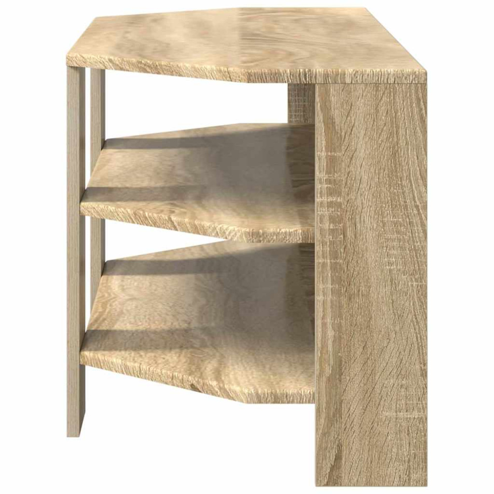 Produktbild för HörnTVSkåp Sonoma-ek 102x40,5x45cm Konstruerat trä