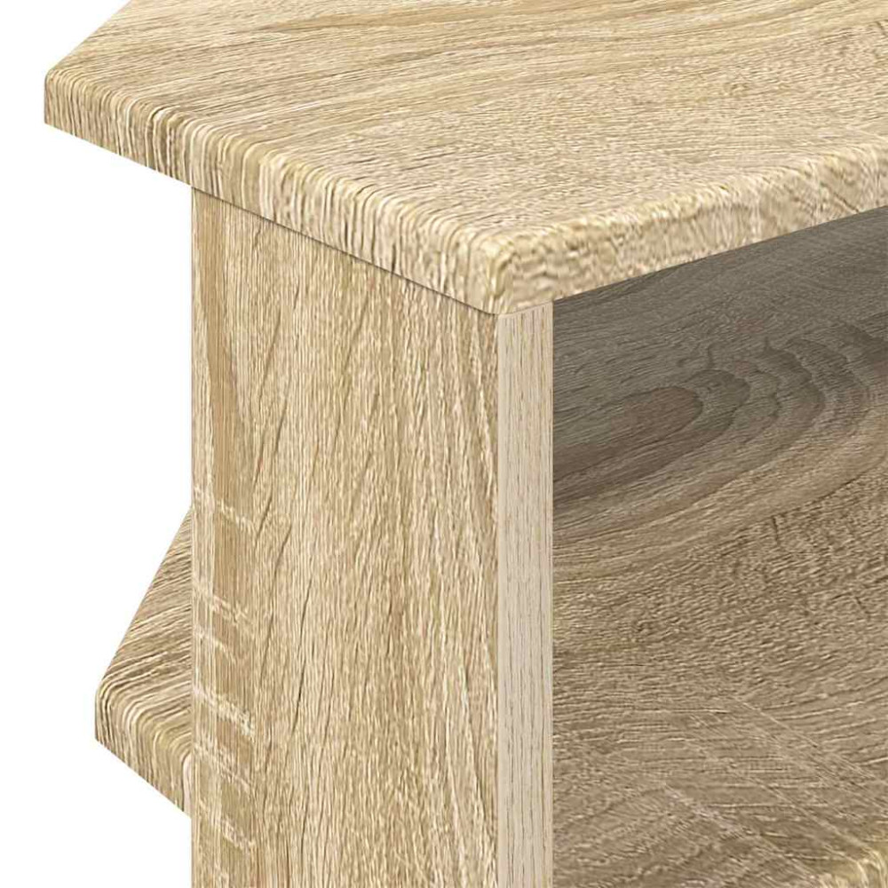 Produktbild för HörnTVSkåp Sonoma-ek 102x40,5x45cm Konstruerat trä
