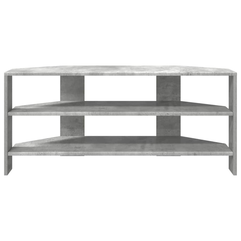 Produktbild för HörnTVSkåp Betonggrå 102x40,5x45cm Konstruerat trä