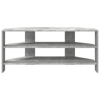 Produktbild för HörnTVSkåp Betonggrå 102x40,5x45cm Konstruerat trä