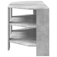 Produktbild för HörnTVSkåp Betonggrå 102x40,5x45cm Konstruerat trä