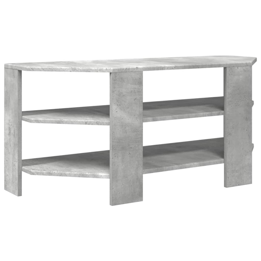 Produktbild för HörnTVSkåp Betonggrå 102x40,5x45cm Konstruerat trä