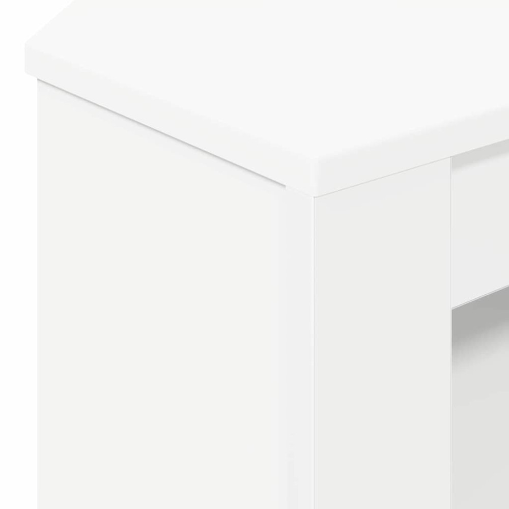 Produktbild för HörnTVSkåp Vit 102 x 40,5 x 45 cm Konstruerat trä