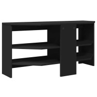 Produktbild för HörnTVSkåp Svart 102 x 40,5 x 45 cm Konstruerat trä