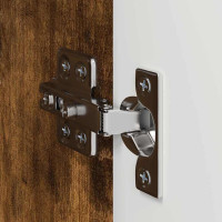 Produktbild för TV Vägghylla 2 pcs Rökt ek 30 x 31 x 60 cm Konstruerat trä
